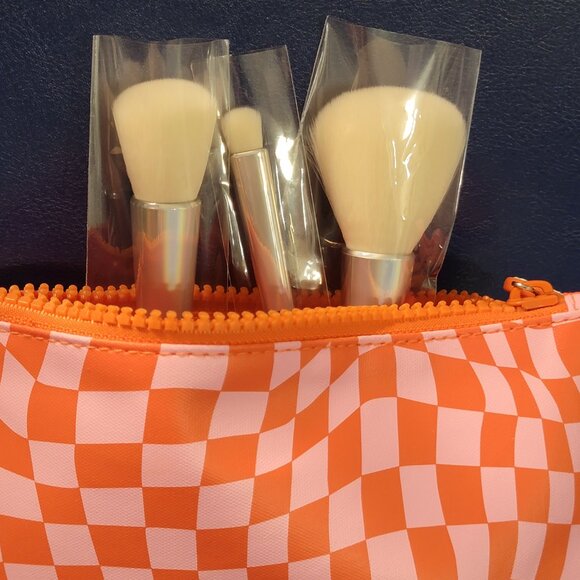 Sephora Collection Mini Brush Set NEW with Makeup Pouch 1 of 2 - Picture 3 of 10